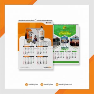 CETAK KALENDER DINDING SATUAN CUSTOM 2024 150 GR KLEM